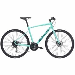 VTC Bianchi C-Sport Step Thru Acera 24V Vert Céleste
