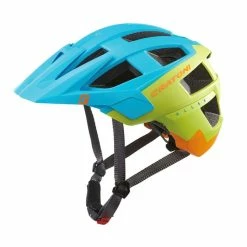 Casque VTT Cratoni Allset Bleu/Lime/Orange Mat