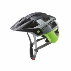 Casque VTT Cratoni Allset Noir/Vert Lime Mat