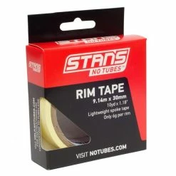 Fond De Jante Notubes Yellow Spoke Tape 30mm X 9m