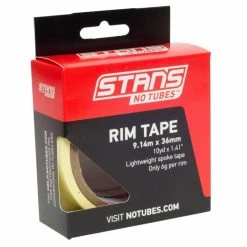 Fond De Jante Notubes Yellow Spoke Tape 36mm X 9m