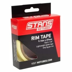 Fond De Jante Notubes Yellow Spoke Tape 27mm X 9m