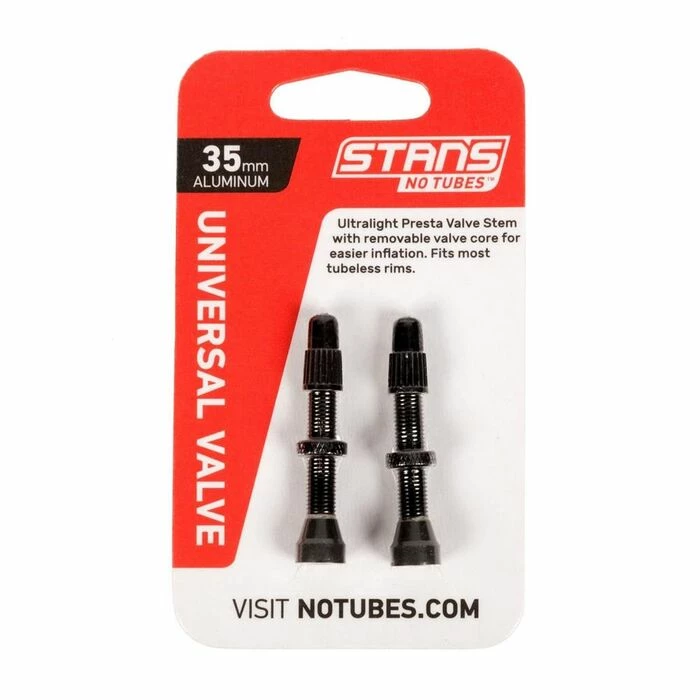 Valves Stan's Alu Notubes 35mm Tubeless 3 Valves Stan's Alu Notubes 35mm Tubeless