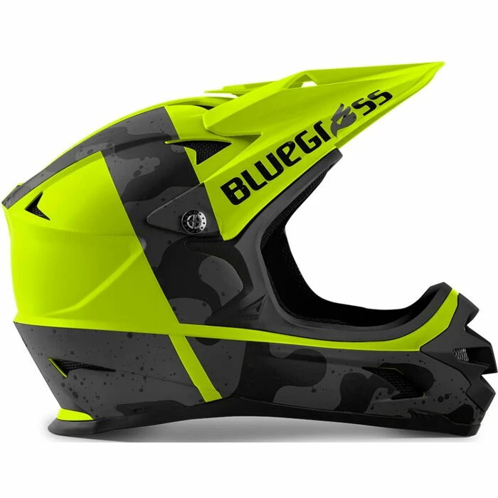 Casque Intégral Bluegrass Intox Noir / Jaune Fluo Mat 14 Casque Intégral Bluegrass Intox Noir / Jaune Fluo Mat – Image 12