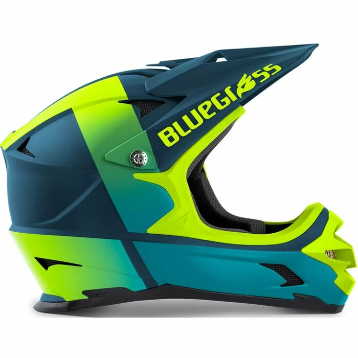 Casque Intégral Bluegrass Intox Bleu / Jaune Fluo Mat 19 Casque Intégral Bluegrass Intox Bleu / Jaune Fluo Mat – Image 17