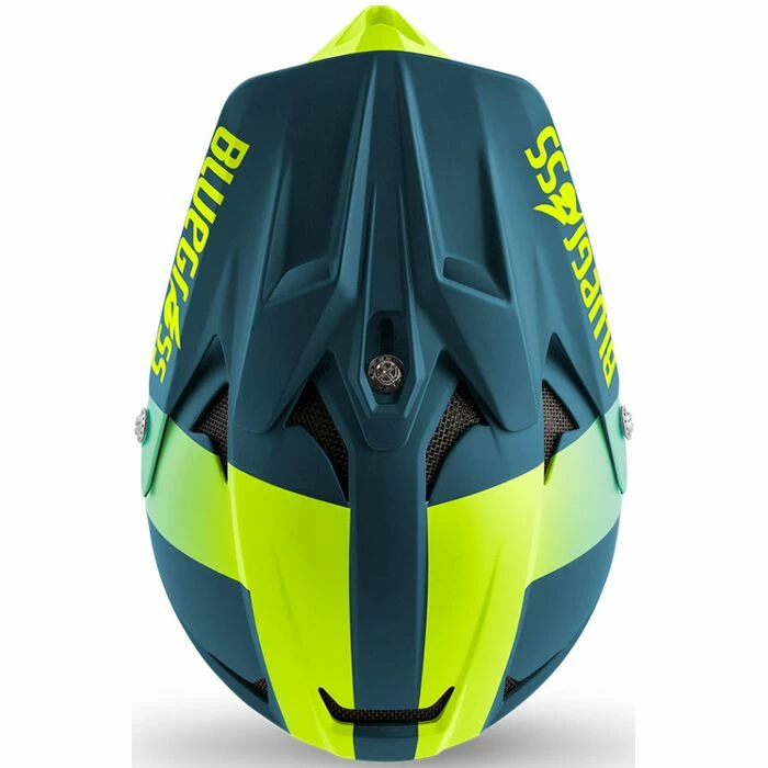 Casque Intégral Bluegrass Intox Bleu / Jaune Fluo Mat 11 Casque Intégral Bluegrass Intox Bleu / Jaune Fluo Mat – Image 9