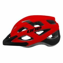 Casque One MTB Fun Noir Rouge -Kalkhoff Vélos Boutique m t b f u n noir rouge 3 700x700 2