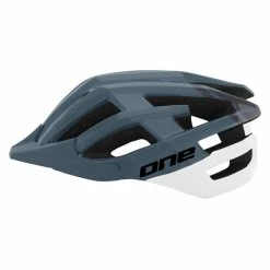 Casque One MTB Race Gris Blanc -Kalkhoff Vélos Boutique mtb race gris blanc 3 700x700 2