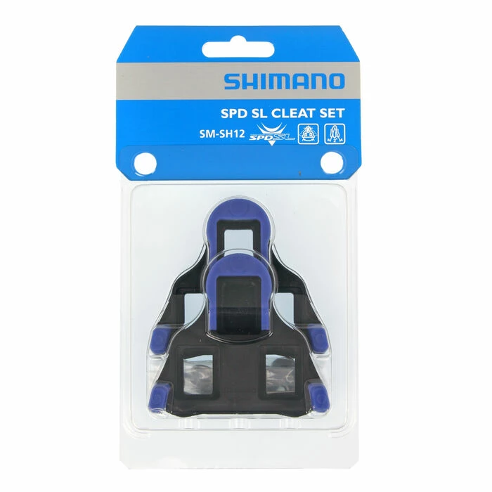 Paire De Cales Shimano Route Bleu SM-SH12 SDP-SL 3 Paire De Cales Shimano Route Bleu SM-SH12 SDP-SL