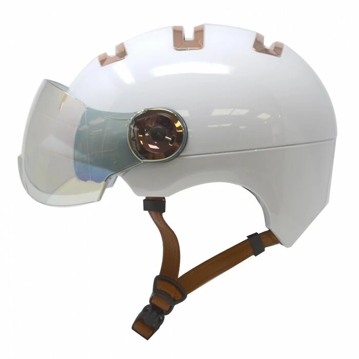 Casque Kask Urban R Rainbow Blanc/Pink Gold WG11 5 Casque Kask Urban R Rainbow Blanc/Pink Gold WG11 – Image 3