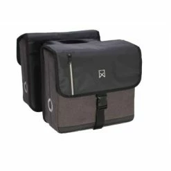 Sacoche Double Willex Double Canvas/Bisonyl Business 40 Litres -Kalkhoff Vélos Boutique willex dublle busines 40 l gris 700x700 1